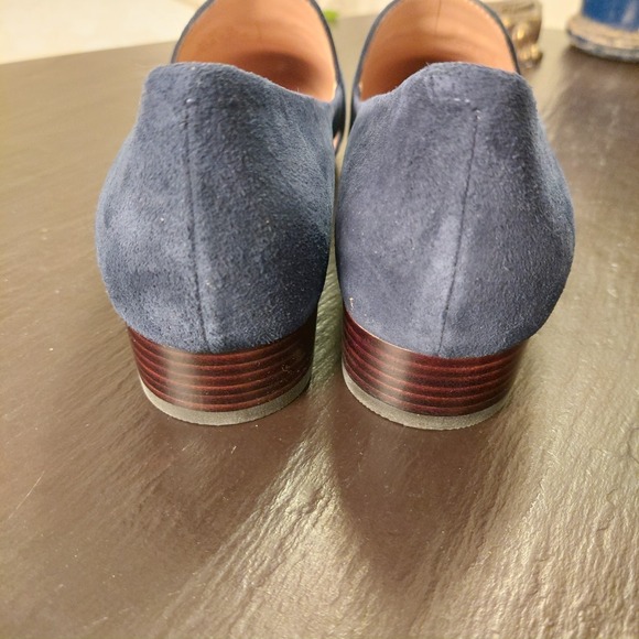 NEW! Cole Haan Women's Vanya Tassel Flat Elegant Navy Loafers Preppy Sz 7B $170 - Picture 10 of 14